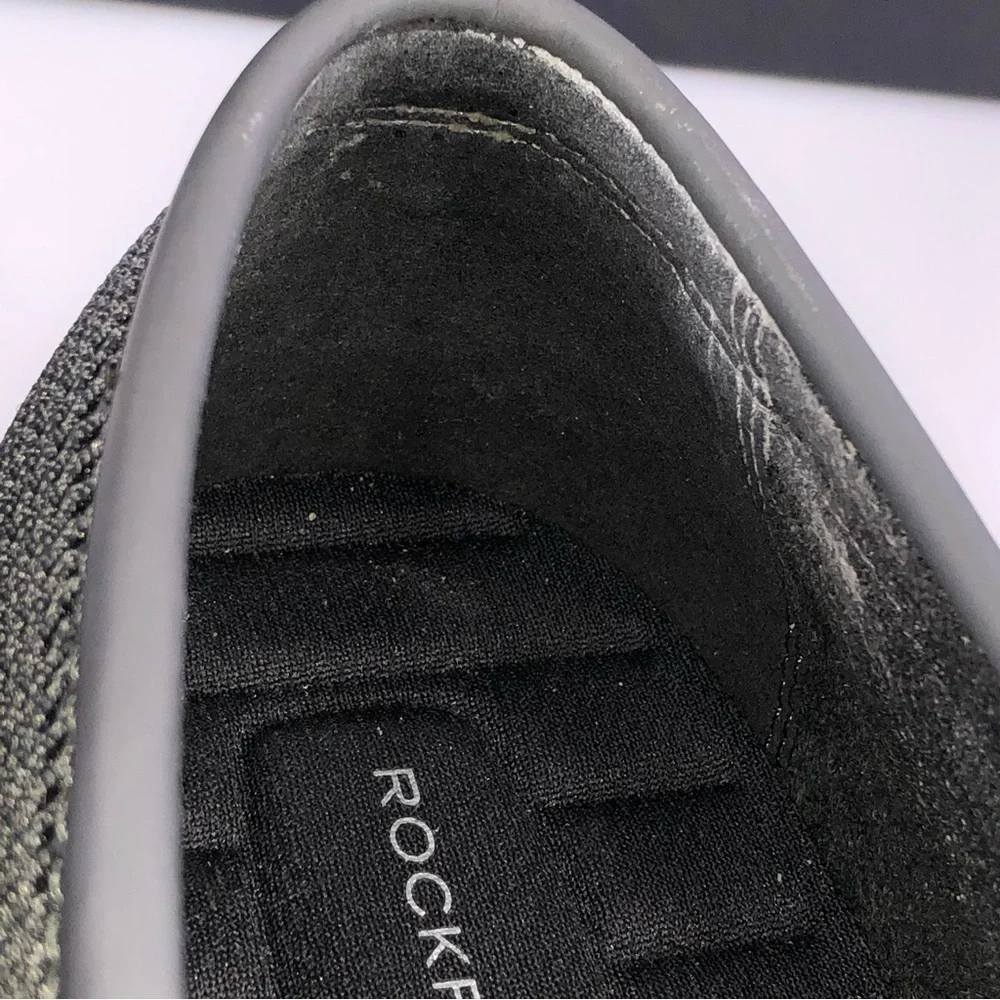 Rockport Gray Penny Loafer Soft Moc Shoes Size 9.5W